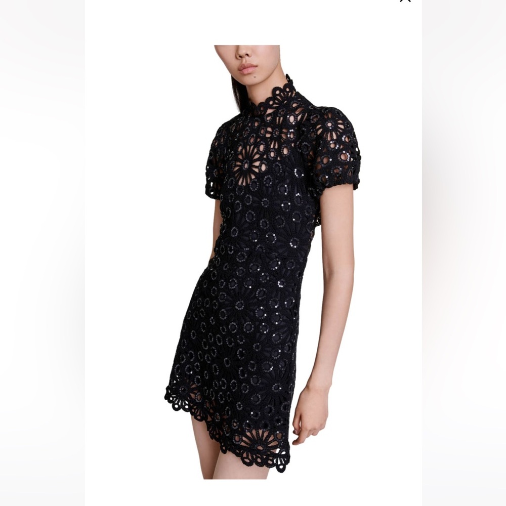 Maje Crochet Dress